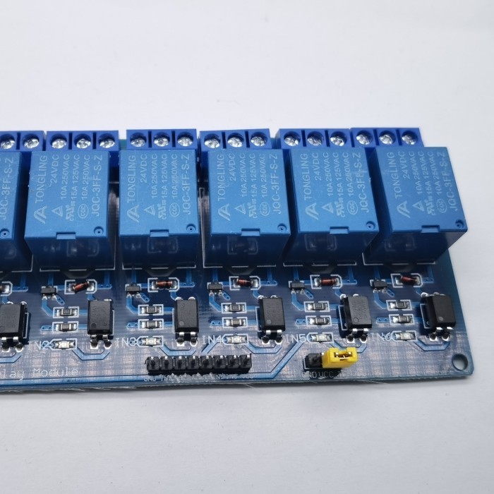 Jual Gercep New Relay Module 6 Channel 24V With Optocoupler Led For ...