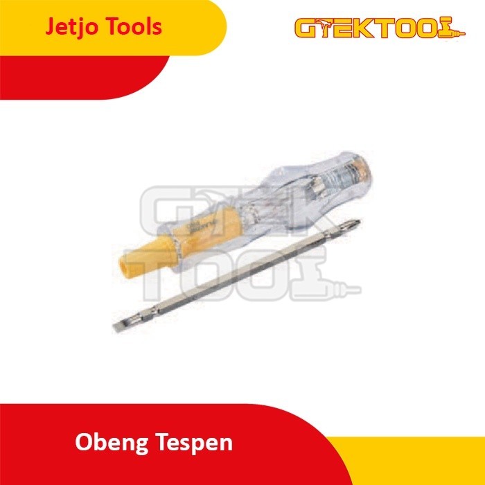 Jual Jetjo Tools Obeng Tespen AC 100-250V Bolak Balik AC Tester ...
