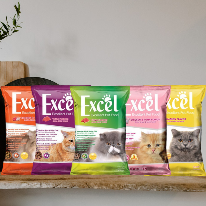 Jual Excel Makanan Kucing 500Gr | Shopee Indonesia