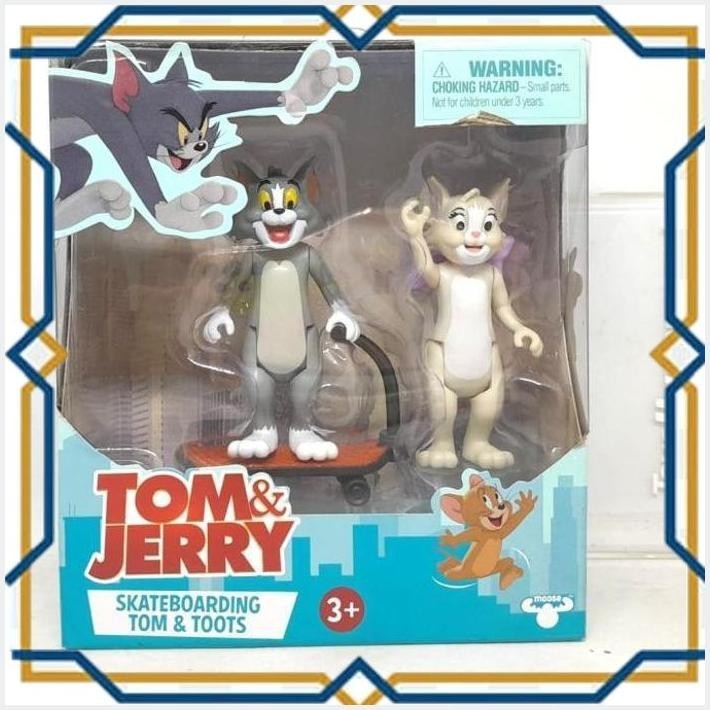 Jual [THY] ORIGINAL TOM & JERRY 2 PACK SKATEBOARDING TOM & TOOTS ...