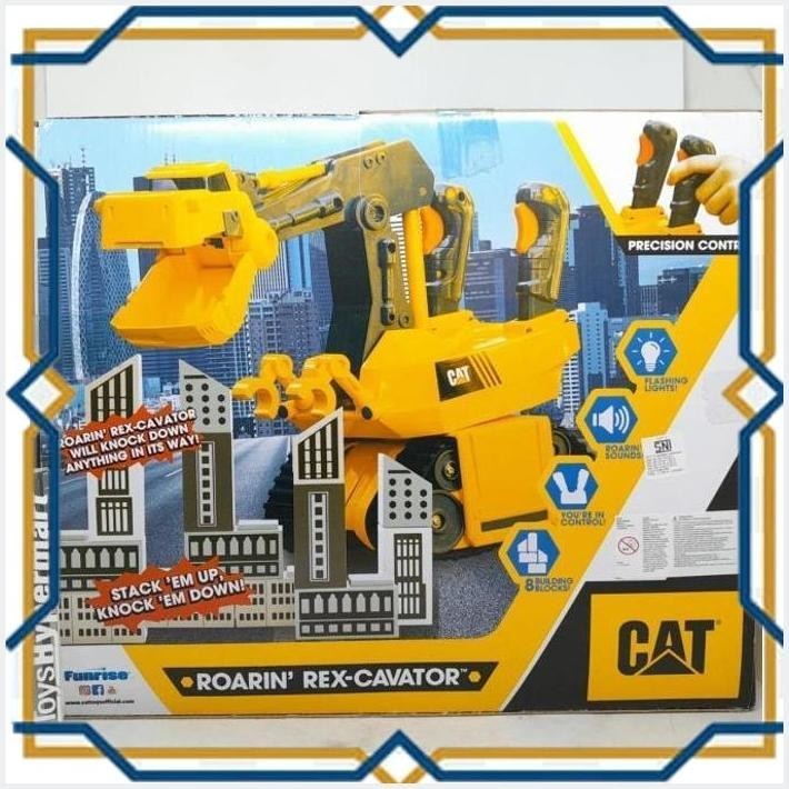 Juguete De Construcción CAT - Roarin' Rex-cavator (83204) | Excavadora Dinosaurio Para Niños