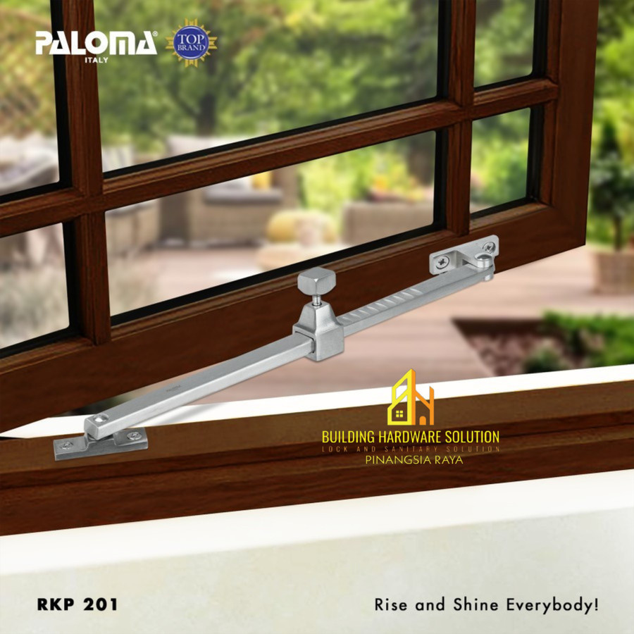 Jual Ramskar PALOMA RKP 201 Stainless Sus 304 Lamskar Penahan Jendela ...