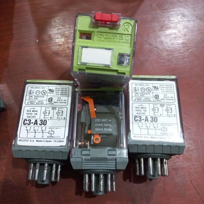 Jual For Sale Relay Comat Releco C3-A 30 220Vac Bebas Ongkir | Shopee ...