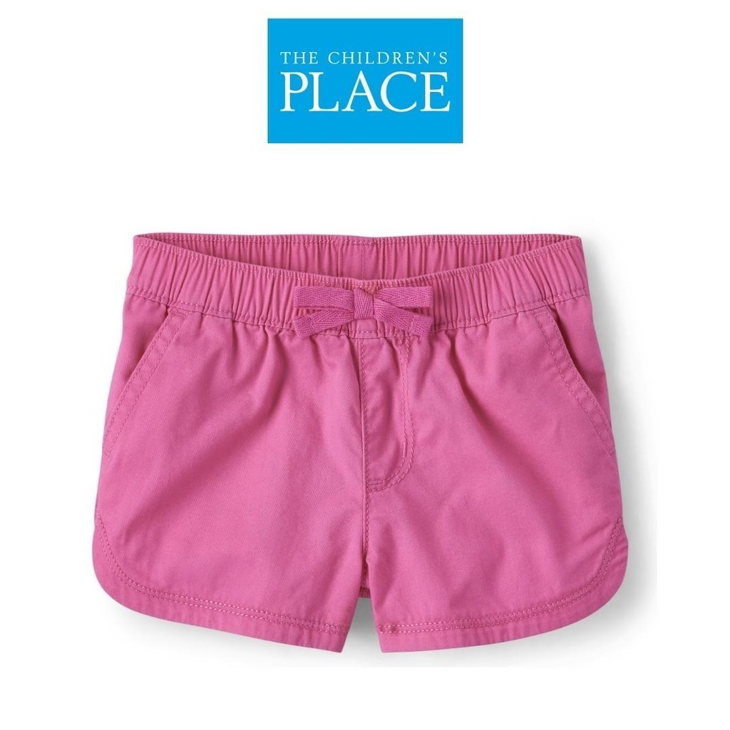 The Children's Place Girl's Uniform Regular Twill Woven Chino Shorts, 3-Pack