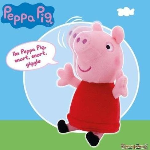 Jual PEPPA PIG GIGGLE AND SNORT 20CM PLUSH WITH SOUND T2605 | Shopee ...