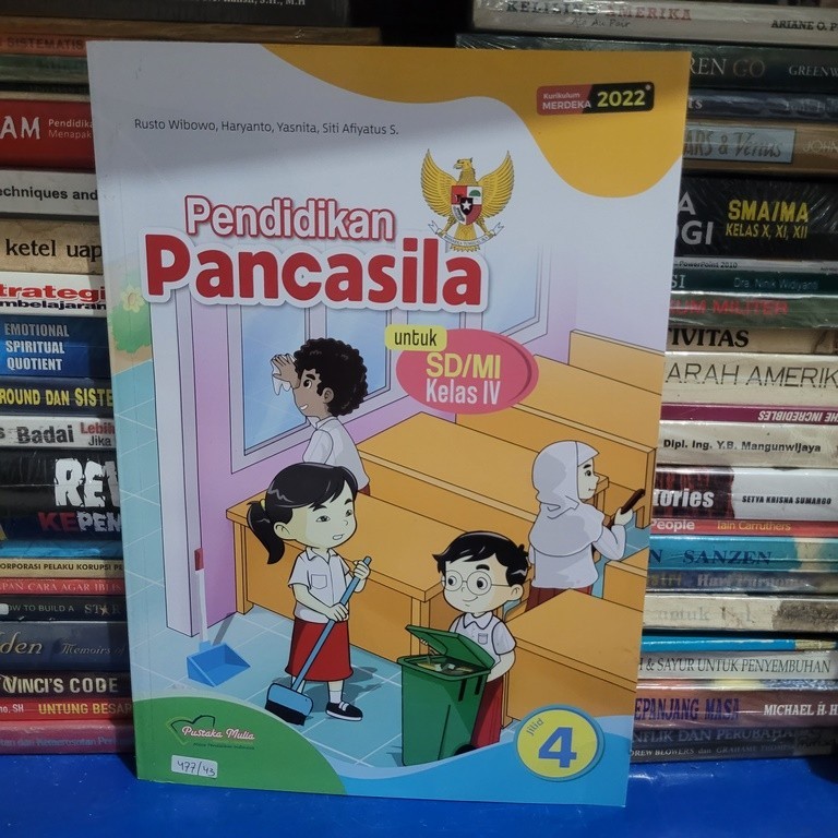 Jual BUKU BARU PENDIDIKAN PANCASILA KELAS 4 SD PUSTAKA MULIA KURIKULUM ...