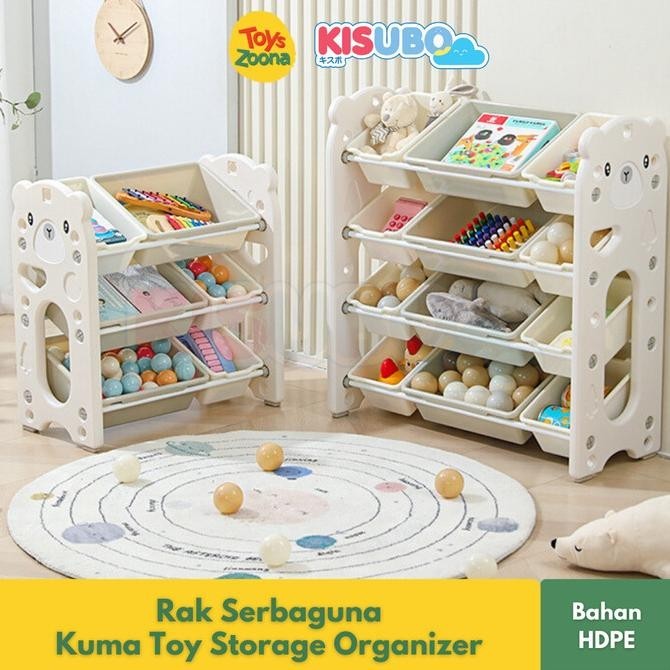 Jual ToysZoona KUMA Toy Rack Shelf Organizer Rak Mainan Serbaguna ...