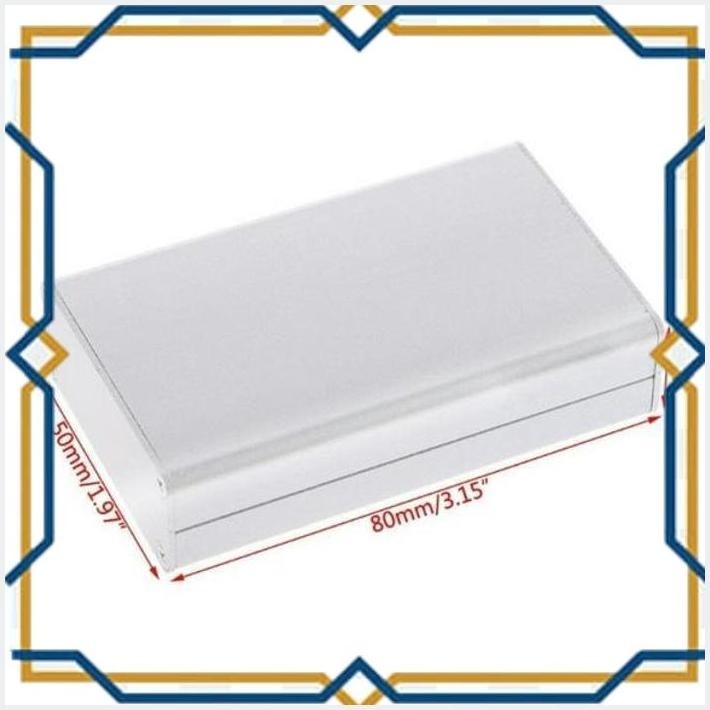 Jual [AWL] BOX ALUMUNIUM DIY AMPLIFIER BOX ENCLOSURE DIY CMOY - SILVER ...