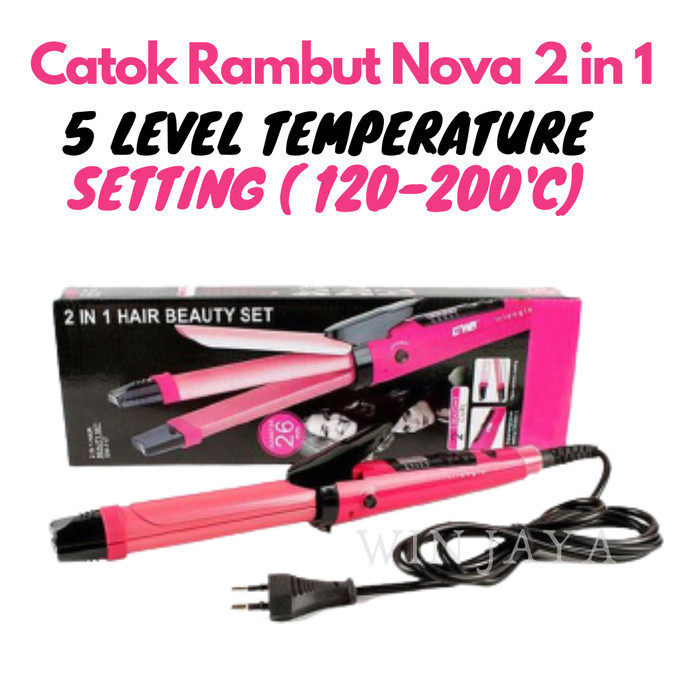 Jual Nova 2 In 1 Besar/Catok Nova 2in1/ Nova/Catok Curly | Shopee Indonesia