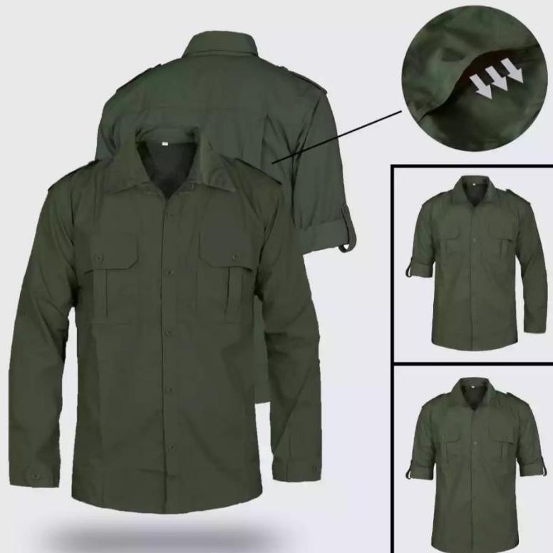 Jual SPECIAL Kemeja Seragam NET TV kemeja lapangan tactical pdl ...