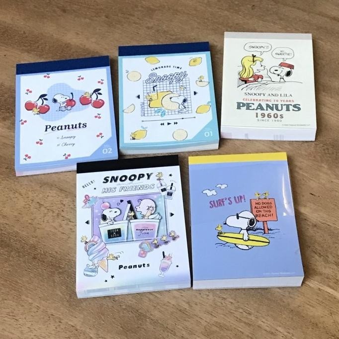 Jual snoopy mini memo 5 pcs | Shopee Indonesia