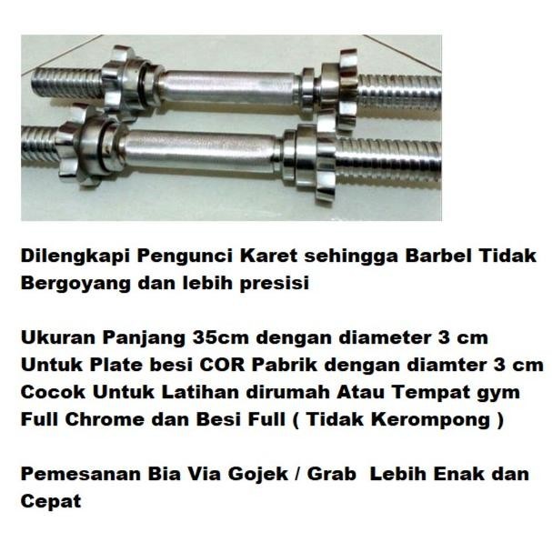 Jual HARGA DISC - stik dumbell barbel besi stick plate dumble piringan ...
