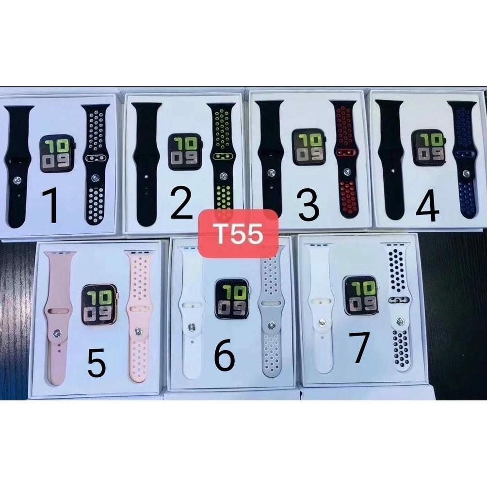 Jual Jam Tangan Smartwatch T55 T500 Double Strap Bisa Telfon Dan Ganti ...