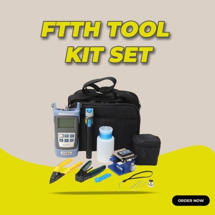 Jual Opm Vfl Cleaver Fo Fiber Optik Toolkit Ftth Tool Kit Set Lengkap ...