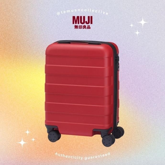 Best Sales Muji Free Adjustable Handle Hard Carry On Suitcase 36L Japan  Travel Luggage Koper Hardcase Stok Terbatas