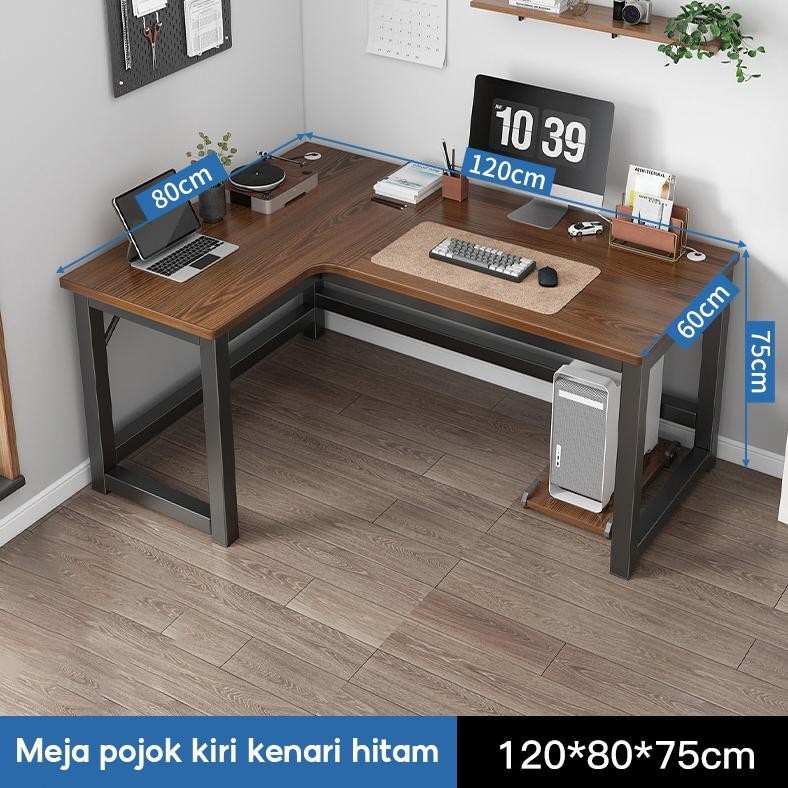 Jual Meja L Meja Kantor Meja komputer Meja kerja besi Serbaguna Meja Pc ...