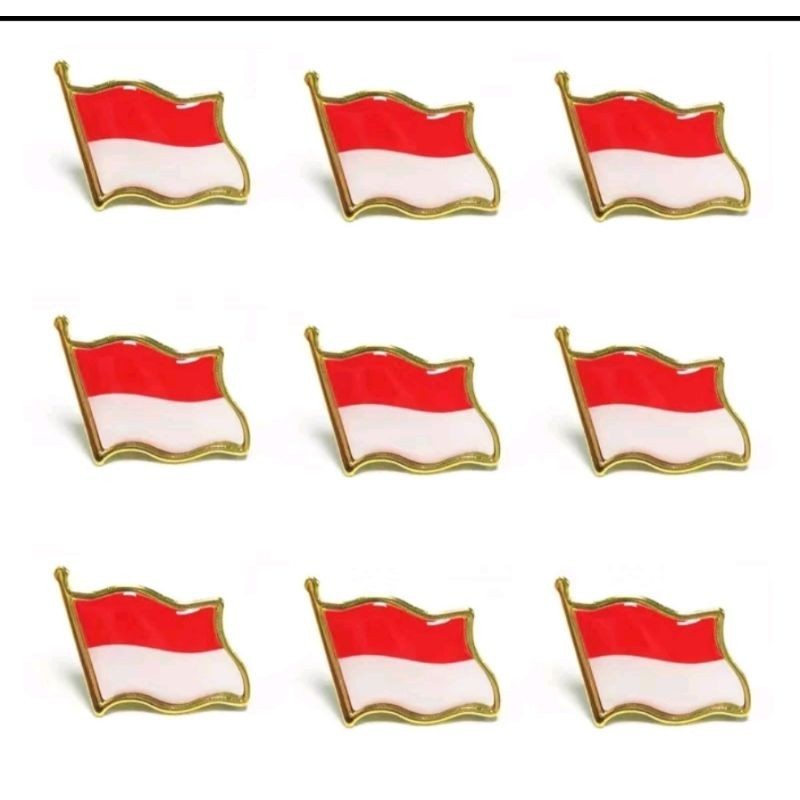 Jual Pin Bendera Merah Putih/Pin Agustusan/ Bros Merah Putih | Shopee ...