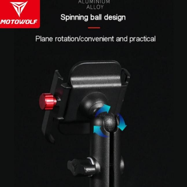 Jual Holder Hp Motor Vespa Matic Motowolf Lx S Sprint Primavera Gts ...