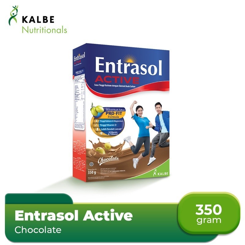Jual Entrasol Active Chocolate 340gr | Shopee Indonesia