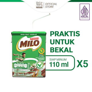 Milo Activ-Go Minuman Mengandung Susu dan Cokelat UHT 110 ml x 5 pcs