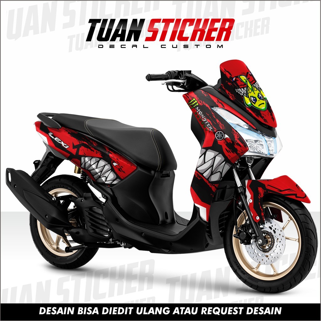 Jual Sticker Striping Decal Yamaha Lexi, Sticker Decal Lexi, sticker ...
