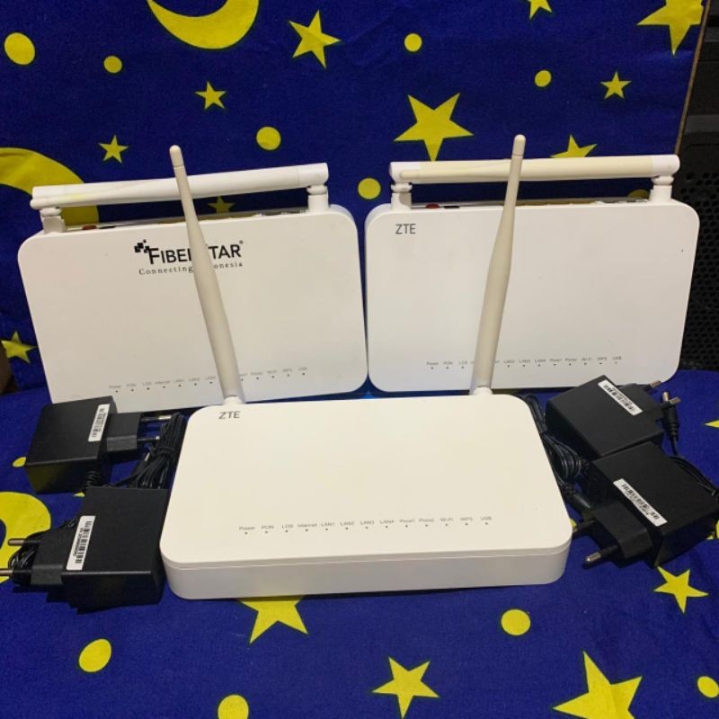 Jual ZTE ZXHN F670L V9 V3 V2 V1 F609 GPON ONT Wifi Router & Adaptor ...