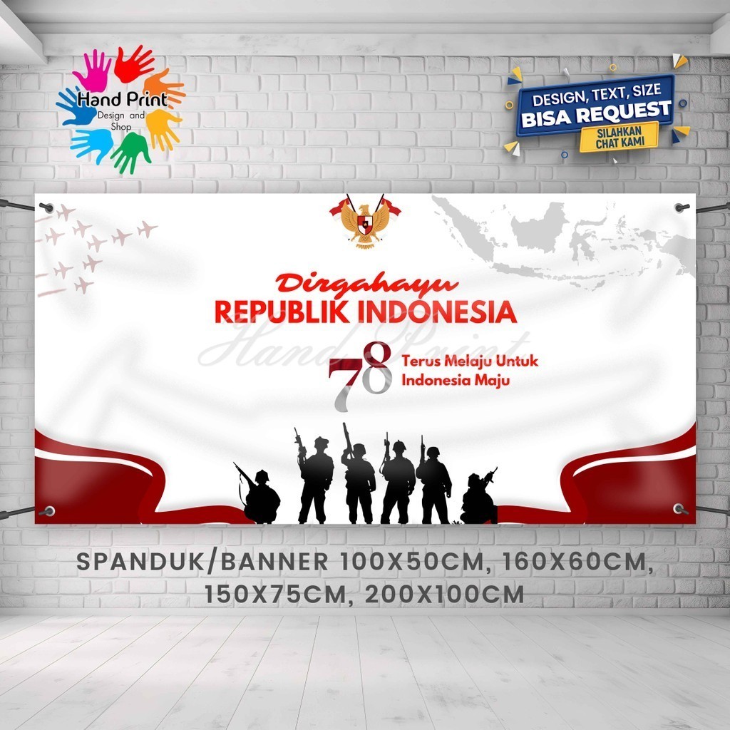 Jual Cetak Spanduk Banner Hari Kemerdekaan Indonesia Perayaan Agustus ...