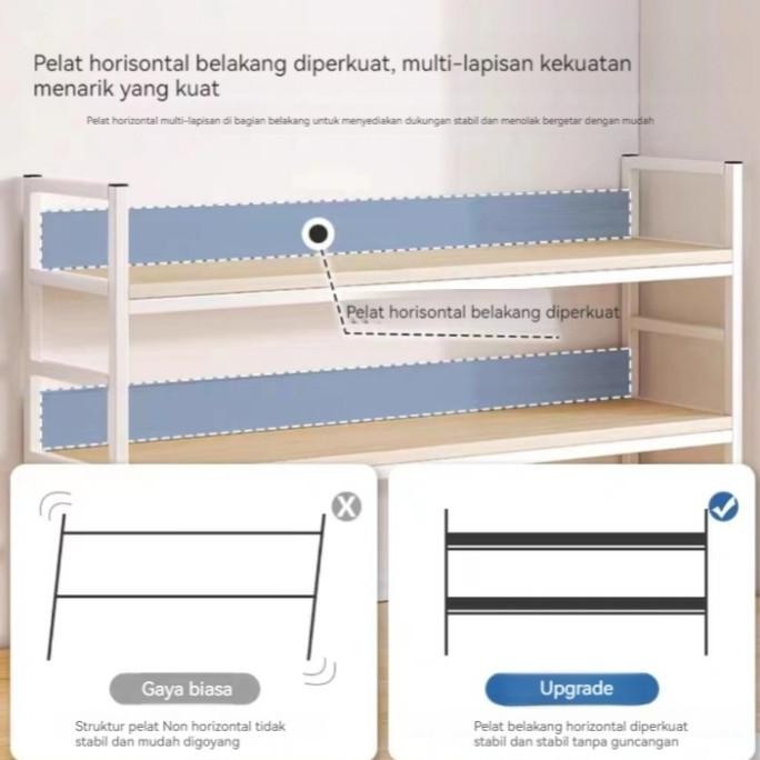 Jual Highline Rak Meja Belajar Rak Buku Minimalis Rak Serbaguna GM ...
