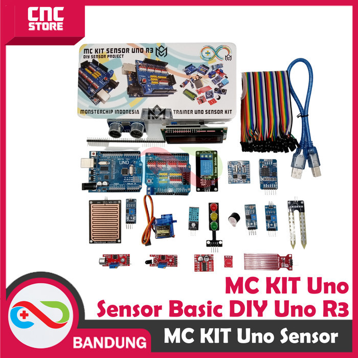 Jual Mc Kit Uno Sensor Basic Diy Arduino Uno R3 Tkd | Shopee Indonesia