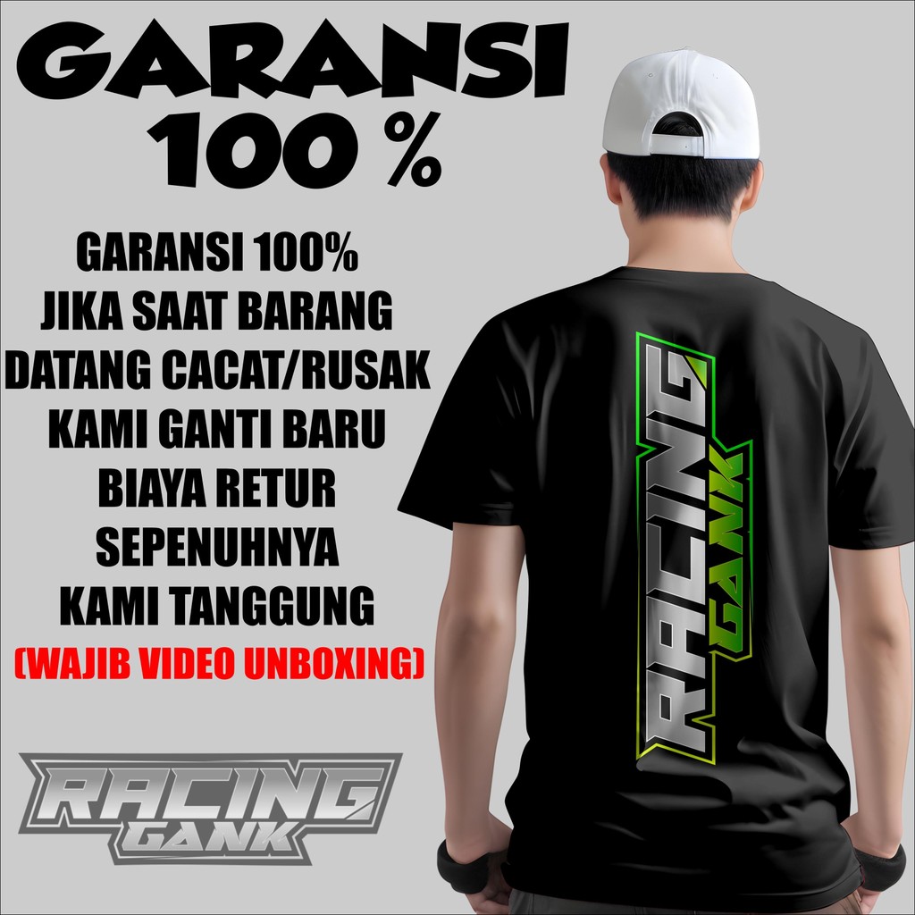 Jual KAOS EMOT SMILE KAOS RACING FREE STICKER RACING GANK | Shopee ...