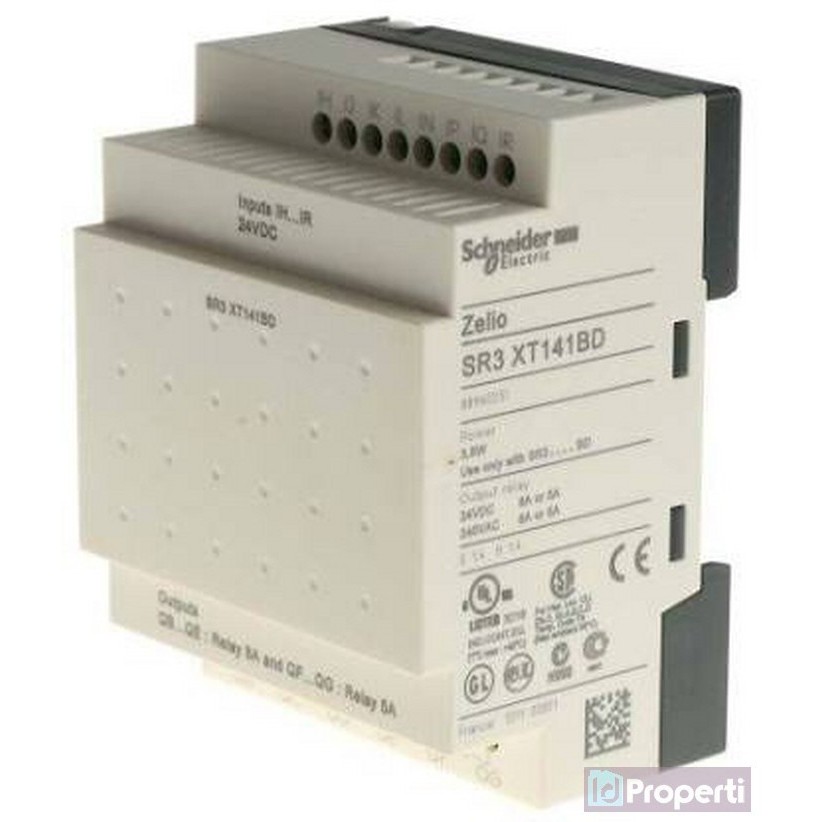 Jual SCHNEIDER SR3XT141BD SMART RELAY DISCRETE EXTENSION MODULE ZELIO ...