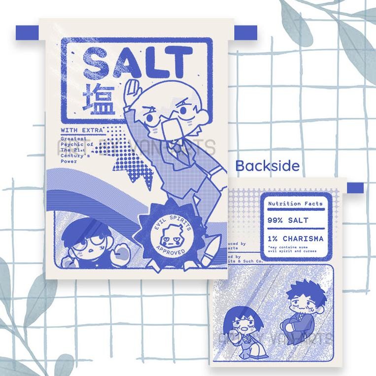 Jual SPECIAL Mob Psycho 100 | Reigen Salt Drawstring Pouch J-42 ...