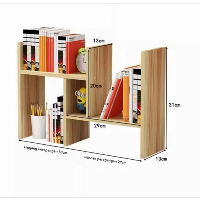 Jual Highline Rak Buku Rak Buku Minimalis Rak Meja Serbaguna KS88 ...