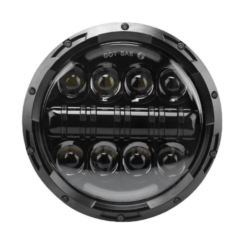 Jual PROMO Daymaker 16 LED 7 INCH DRL Sein Bisa High Low Headlamp For ...