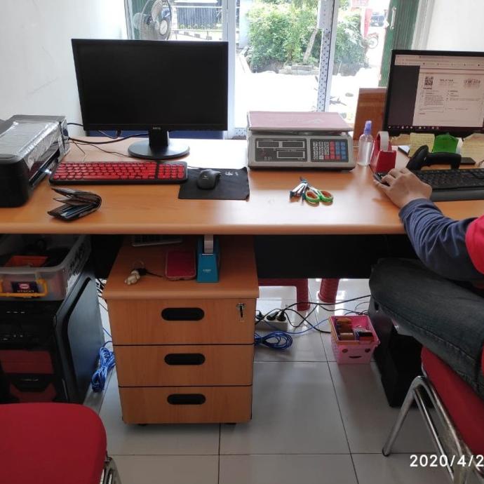 Jual Meja Kantor Meja Kerja Uno Uod Cm Plus Laci Sorong