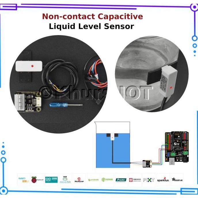 Jual DFRobot Non contact Capacitive Liquid Level Sensor Shopee