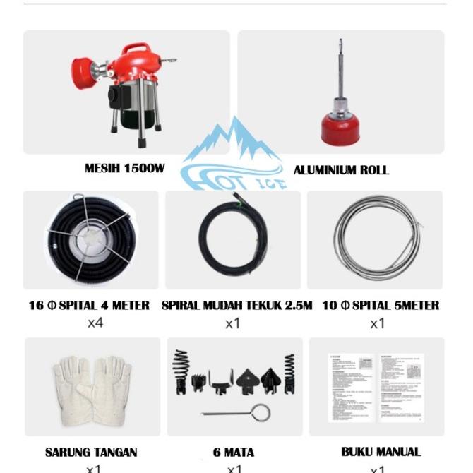 Jual Solusi Saluran Mampet Mesin Bor Ridgid Drain Cleaner Pembersih ...