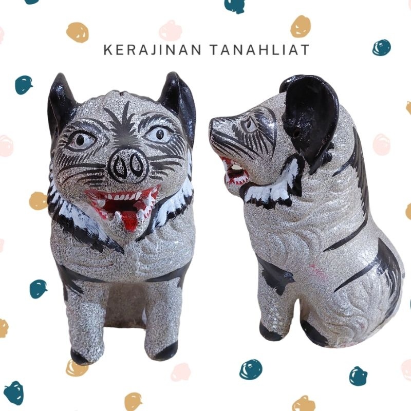 Jual Celengan Ayam Dan Celengan Singa Berbagai Macam Warna Dari Tanah