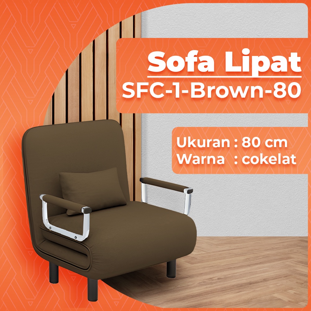 Jual Sofa Bed Lipat Minimalis Sofa Kasur Lipat Sofa Lipat Ukuran 80CM ...