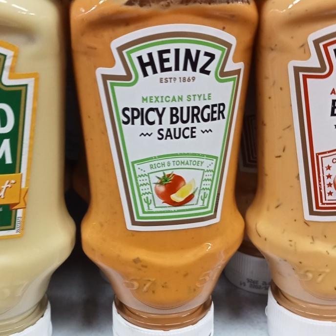 Jual ] HEINZ MEXICAN STYLE SPICY BURGER SAUCE rich&tomato 220 ml Shopee Indonesia