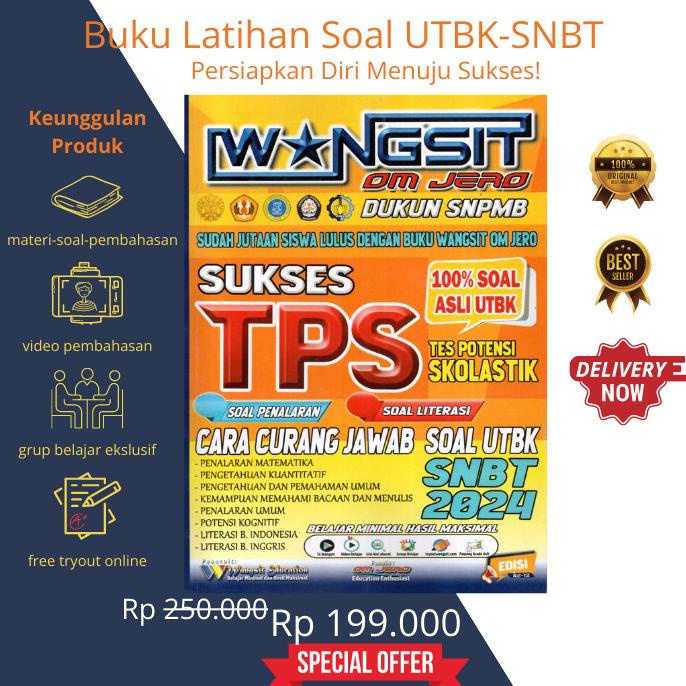 Jual Buku Wangsit TPS PLATINUM Om Jero UTBK SNBT 2024 | Shopee Indonesia