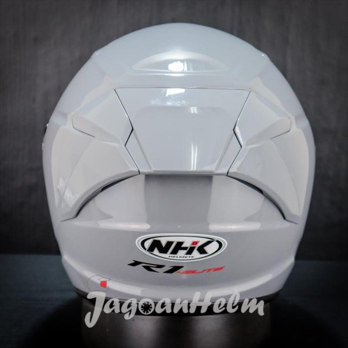 Jual Nhk Helm R1 Elite Solid Dim Grey Glossy Single Visor | Shopee ...
