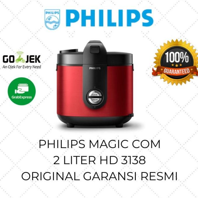 Jual Philips Rice Cooker 2 Liter HD 3138 Mejikom / Rice Cooker Besar