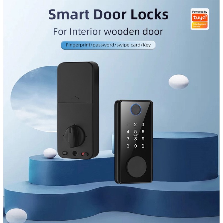 Jual Bermat Smart Lock Deadbolt Sensor Otomatis Menutup Sendiri
