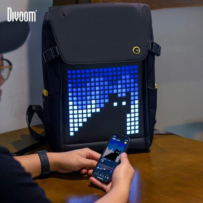 Jual AERA DIVOOM PIXOO SMART BACKPACK M WITH LED PIXEL ART DIY | TAS ...