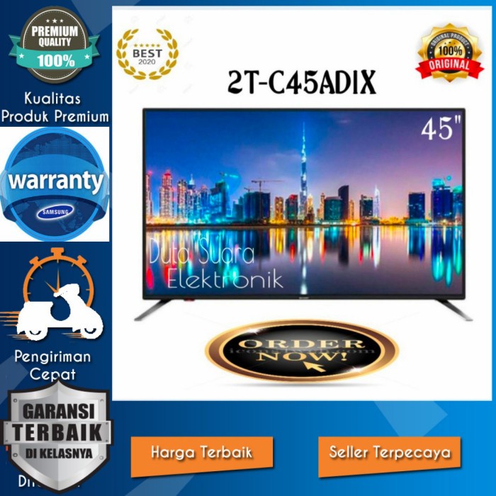 Jual Led Tv Sharp 45 Inch 2T-C45Ad1X Digital Tv Full Hd Garansi Resmi ...