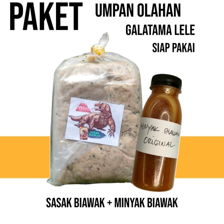 Jual Best Produk Satu Paket Umpan Olahan Siap Pakai Sasak Biawak