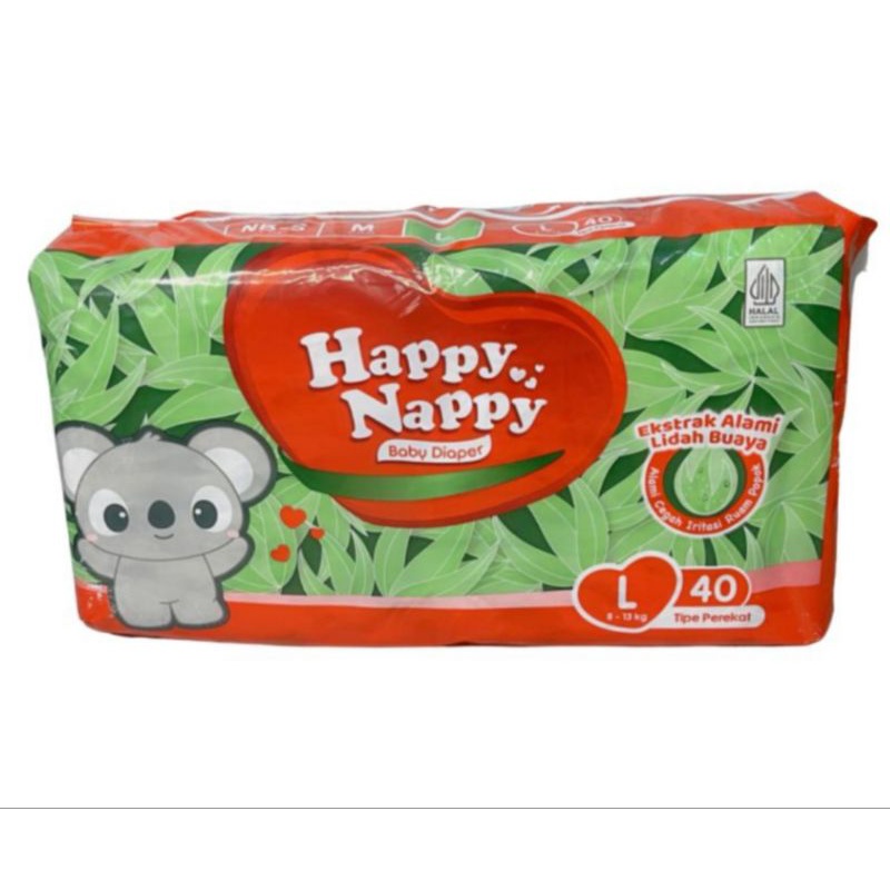 Jual Happy Nappy Diaper L40 Shopee Indonesia
