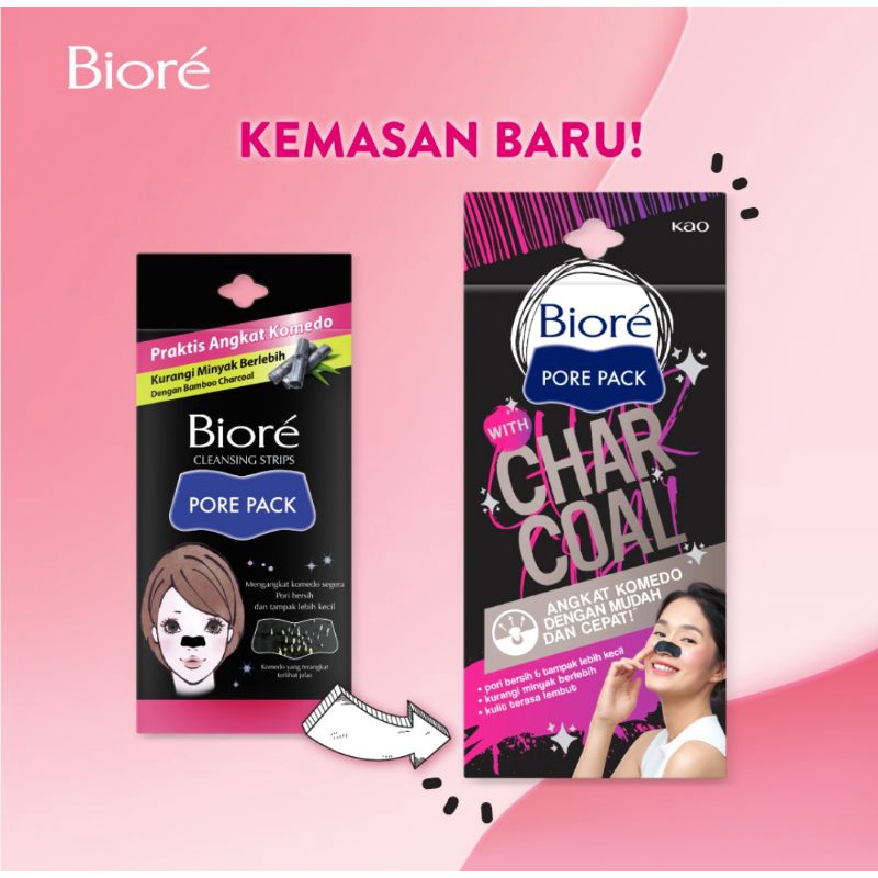 Jual BIORE PORE PACK MEN /WOMEN PENGANGKAT KOMEDO | Shopee Indonesia