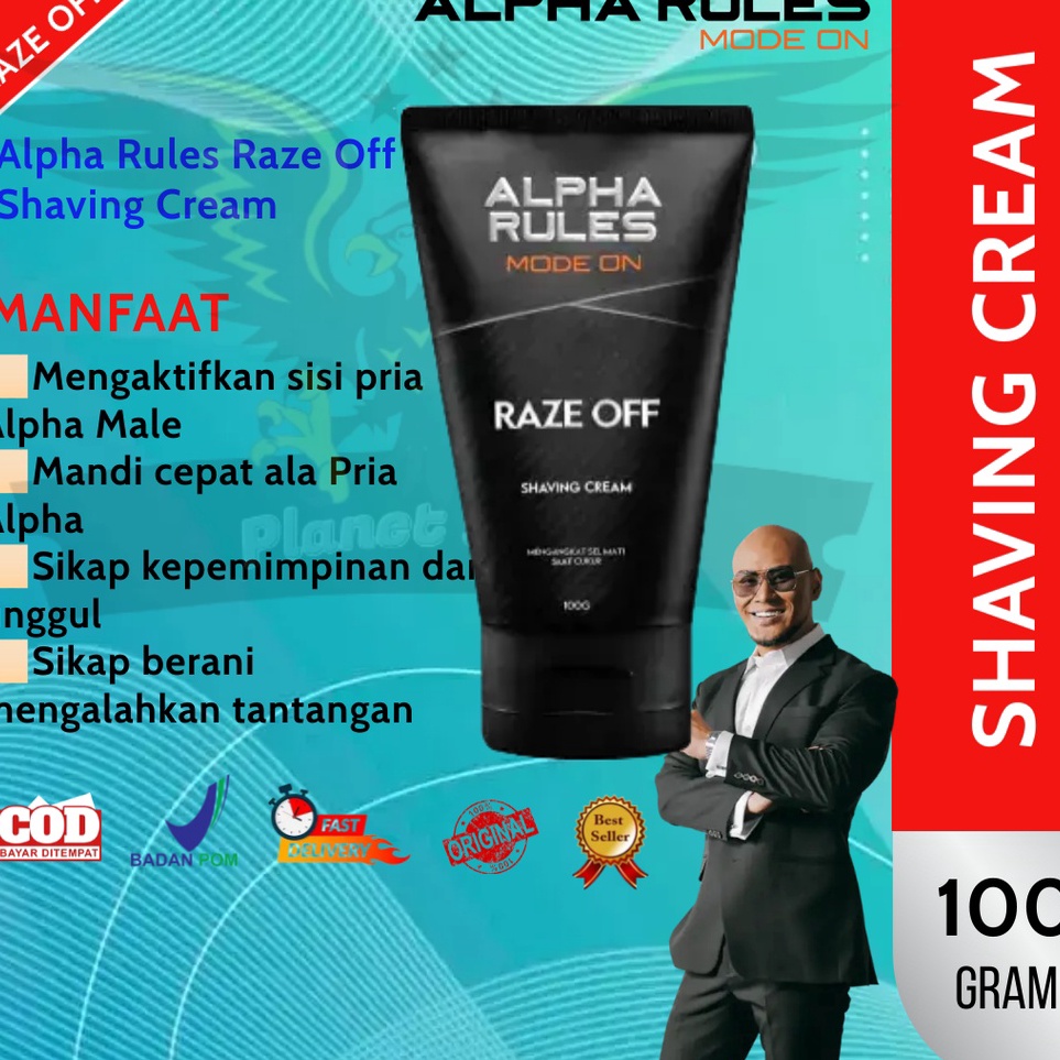 Jual Buruan Serbu Alpha Rules Raze Off Shaving Cream Cream Cukur